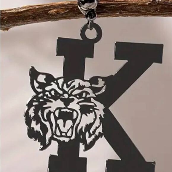 Kentucky Wildcat Drop Earrings - Picture 1 of 3
